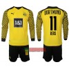 Oficiální Fotbalový Dres s Dlouhý Rukáv Borussia Dortmund Reus 11 Domácí 2021-22 pro Děti